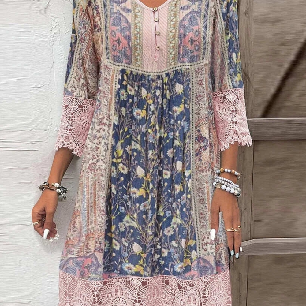 Harper And Lane - Raelynn Boho Lace Dress